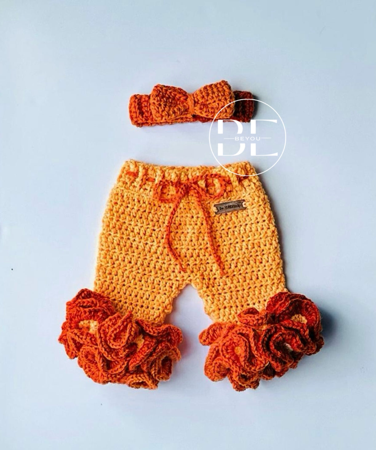 Ruffle pants w/Bow set