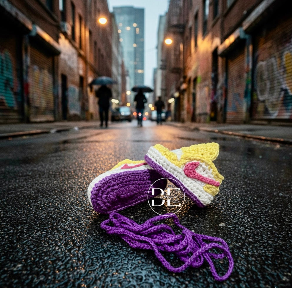 Baby ONEz Low “Yellow & Purple”