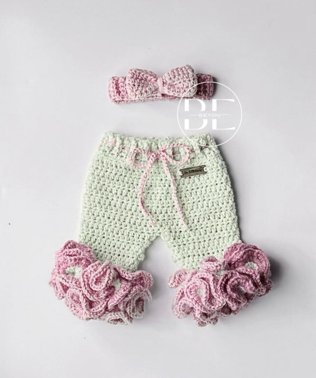 Ruffle pants w/Bow set