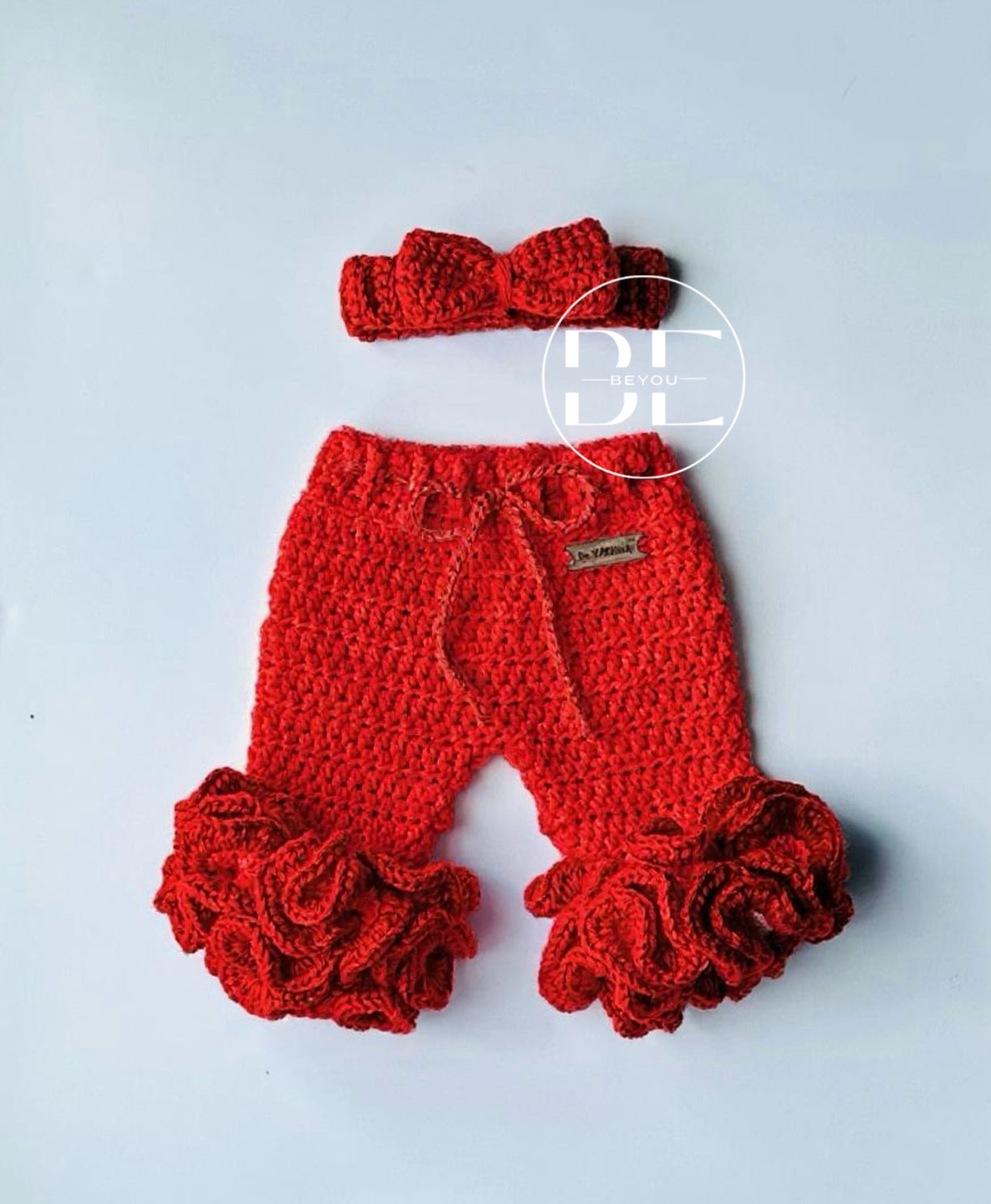 Ruffle pants w/Bow set