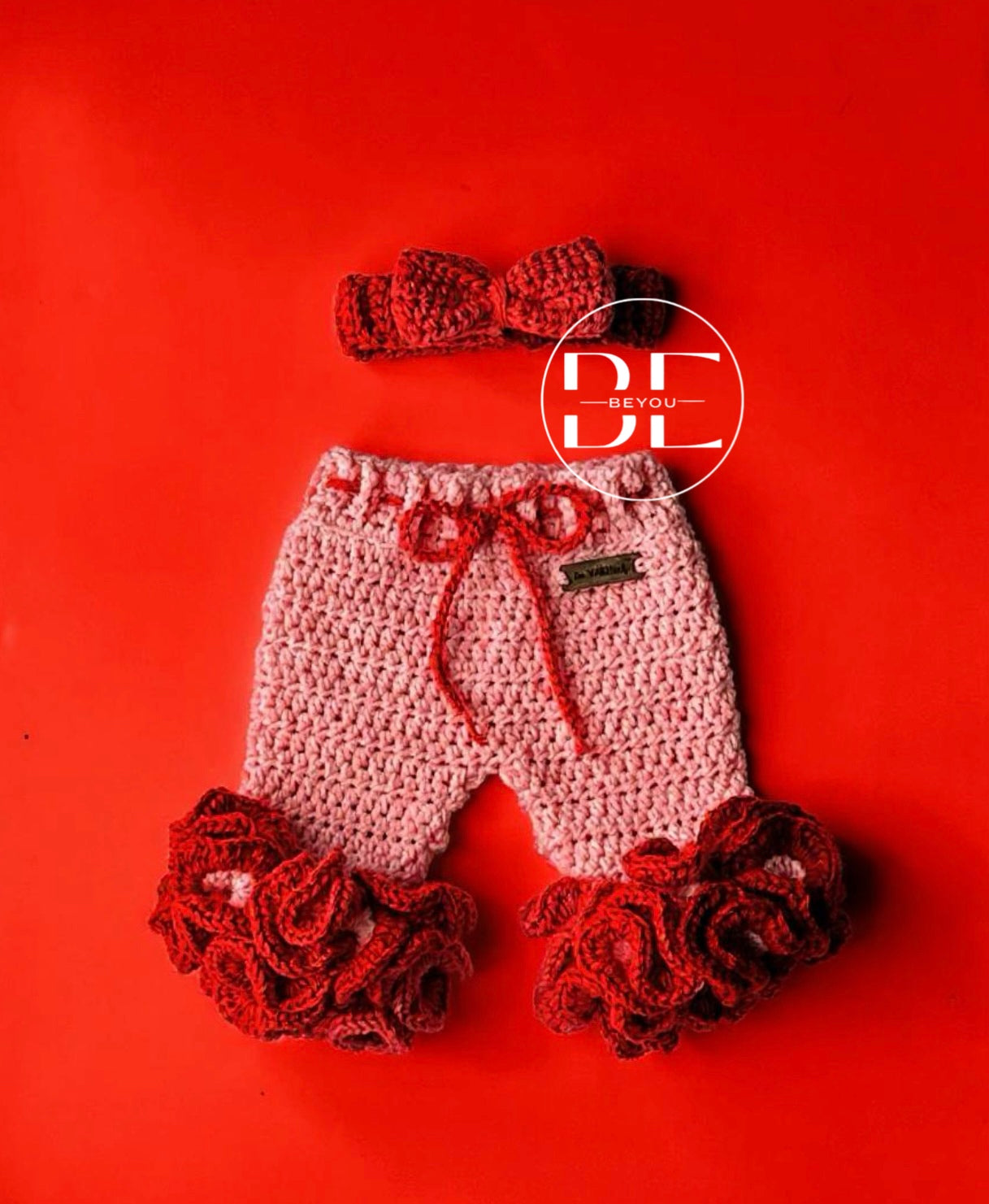 Ruffle pants w/Bow set