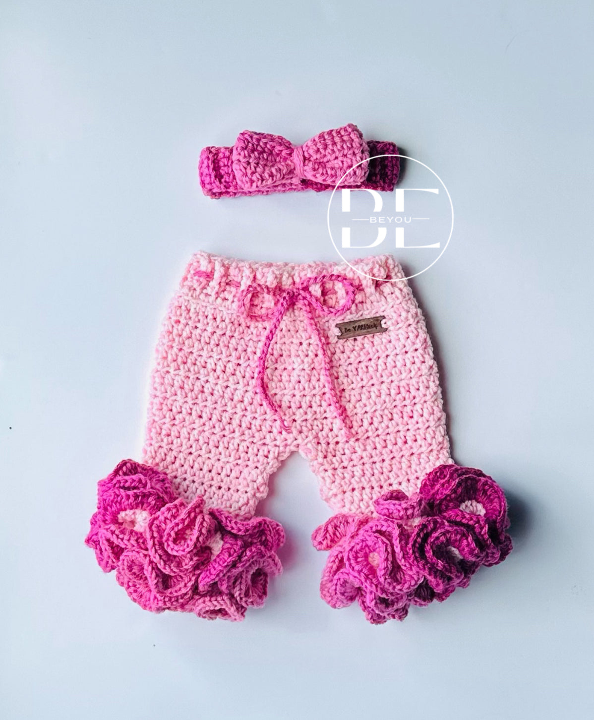 Ruffle pants w/Bow set