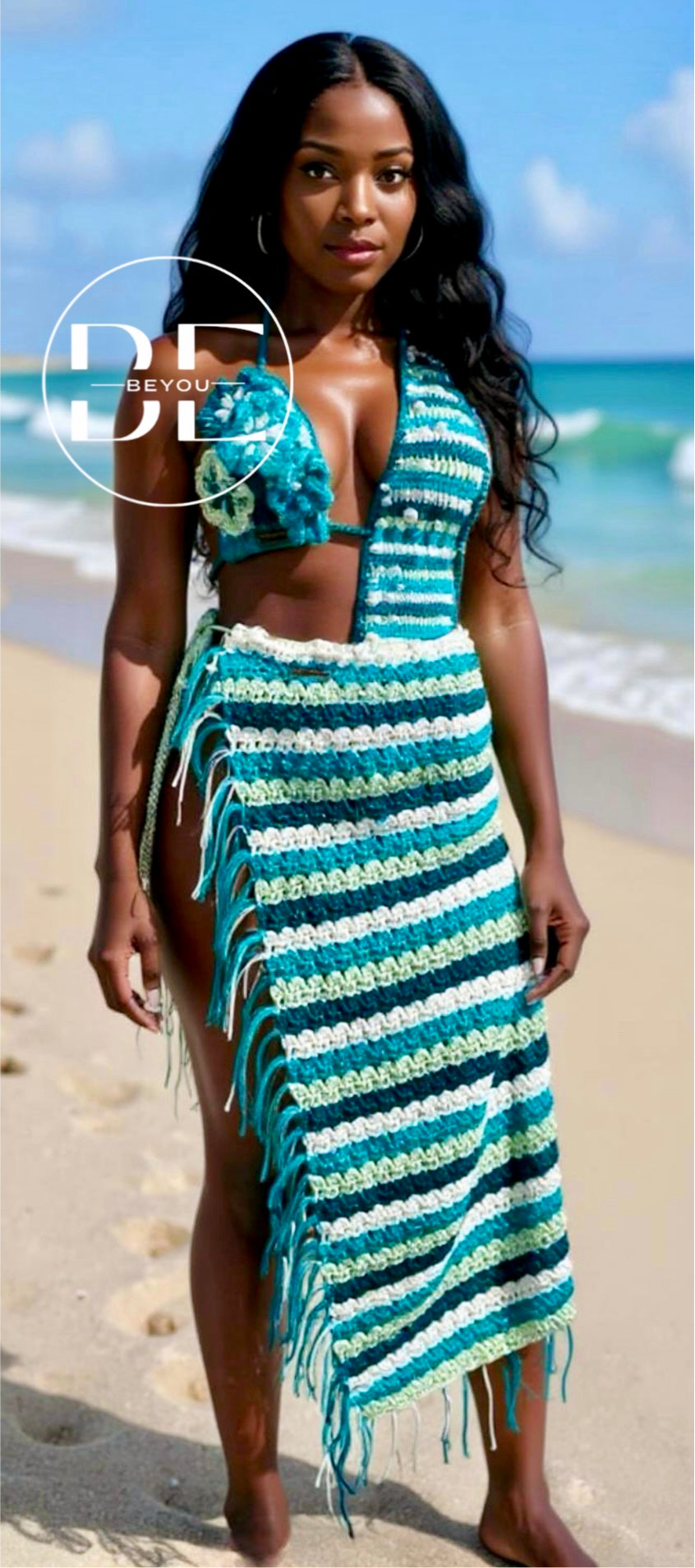 Ocean Breeze Bikini Set w/Cover Up
