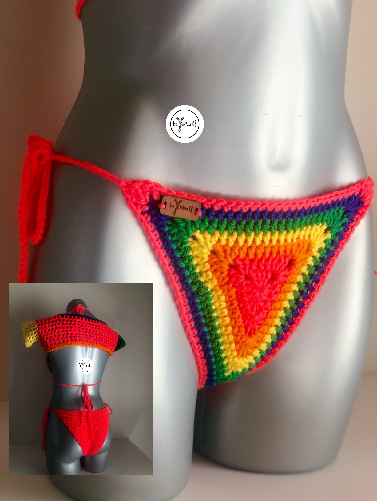 Skittles 🟡🟢🔵🟣🟠🌈 Bikini Set