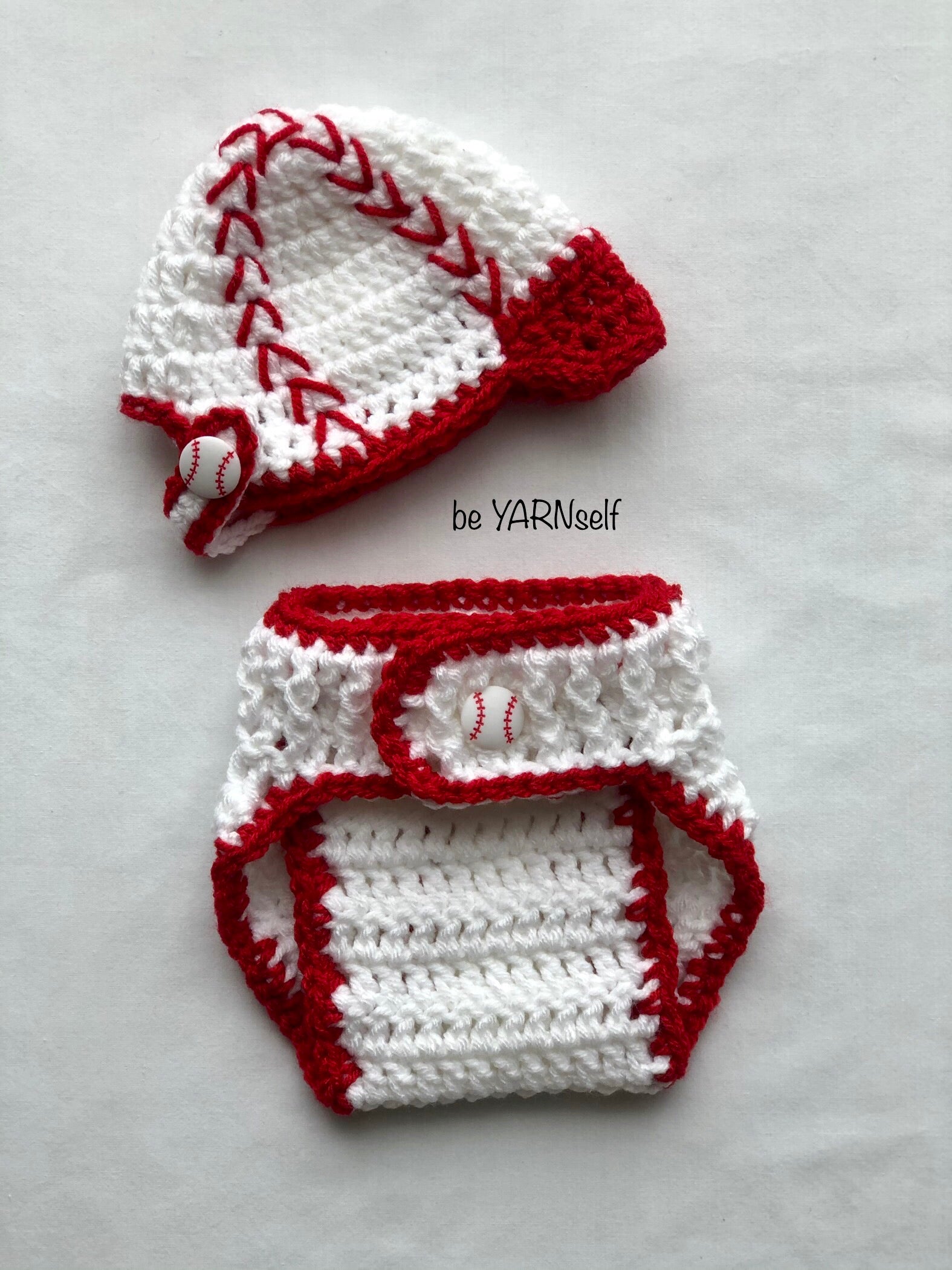 “Home Run” Baby Romper Set