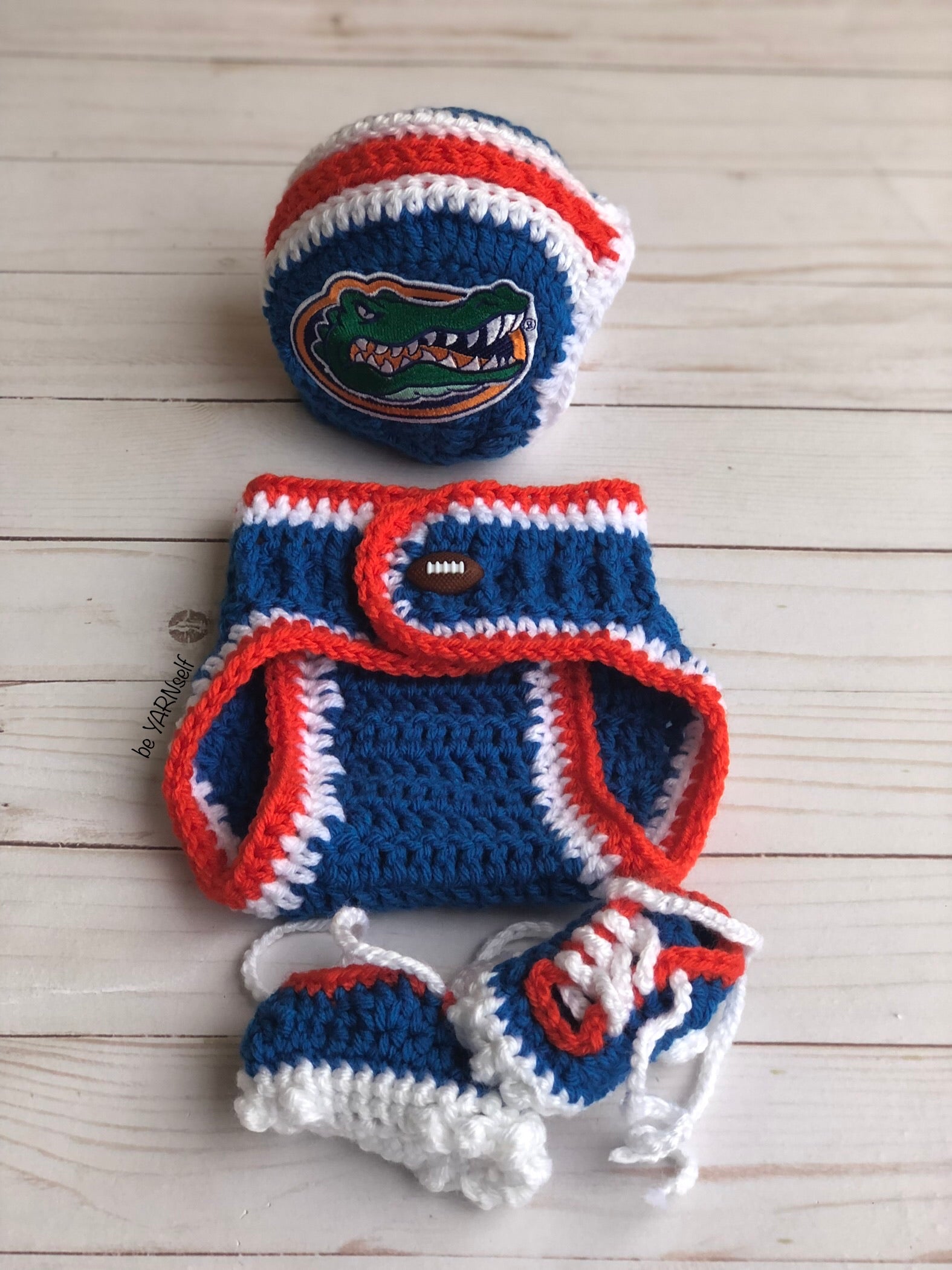 Represent Your Team Newborn Set with Cleats