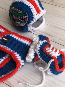 Represent Your Team Newborn Set with Cleats
